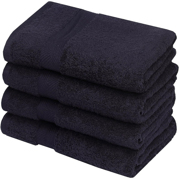 100% Cotton Bath Towel by Ruvanti - (27x54 Inch) - Navy