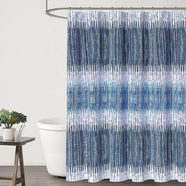 Water Resistant Bathroom Shower Curtain by Ruvanti (72x72 Inch) - Leeyin