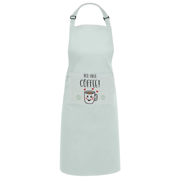 Cotton Blended Extra Large XXL Aprons for Women / Men by Ruvanti - Coffee (Green)