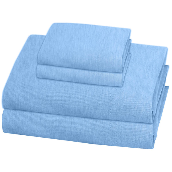 Premium Quality Jersey Sheet Set 100% Cotton Sheets by Ruvanti