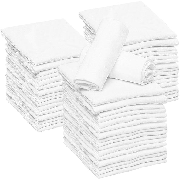 100% Cotton Birdseye Cloth Diapers Baby Burp Clothsby Ruvanti (24 x 24 inches)